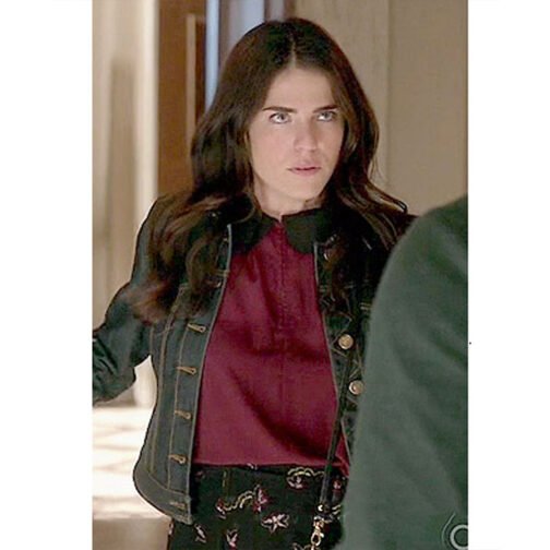 HTGAWM Season 2 Karla Souza Denim Jacket - Image 2