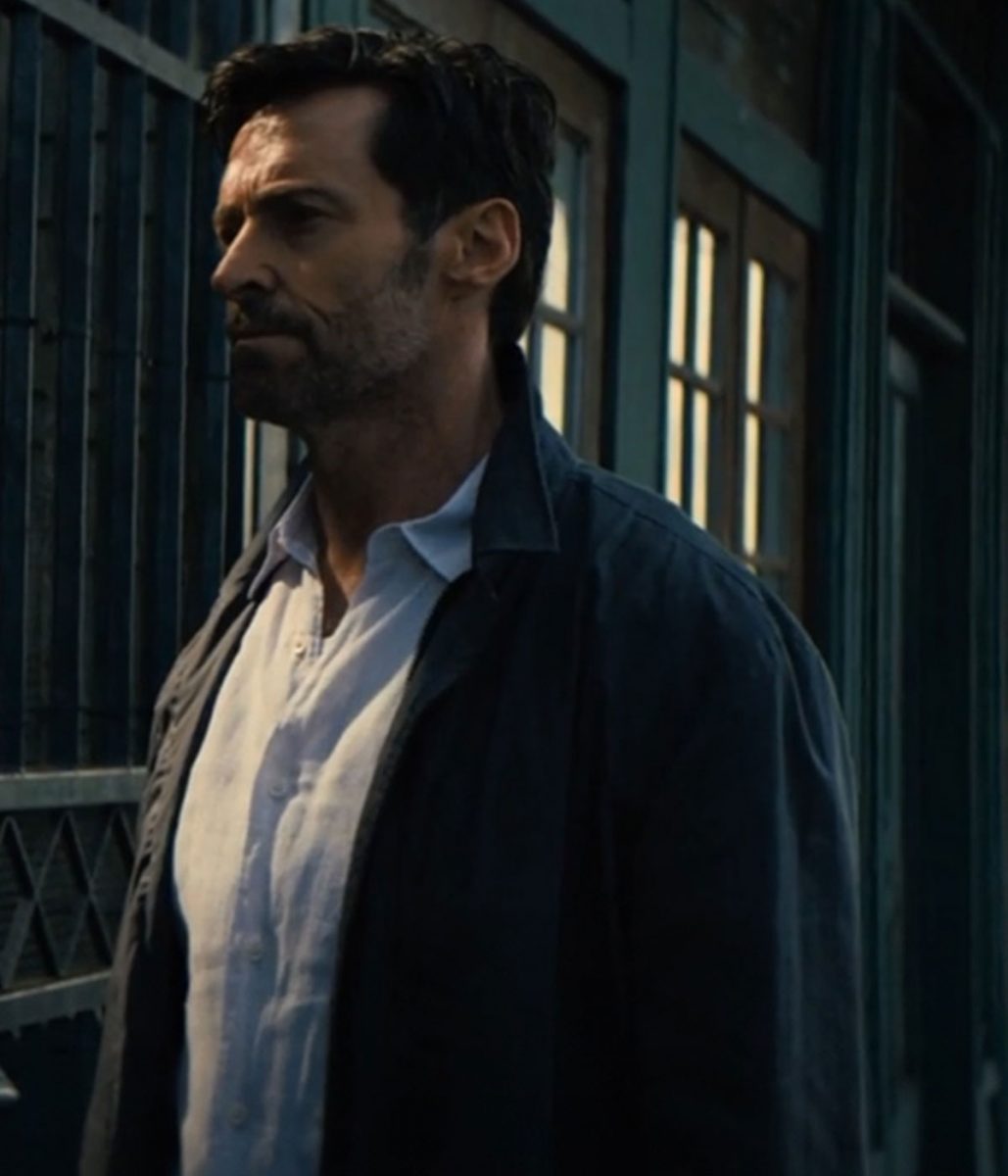 Hugh Jackman Reminiscence Black Cotton Coat - Image 6