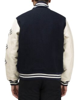 Race Human Made Letterman Black and White Jacket