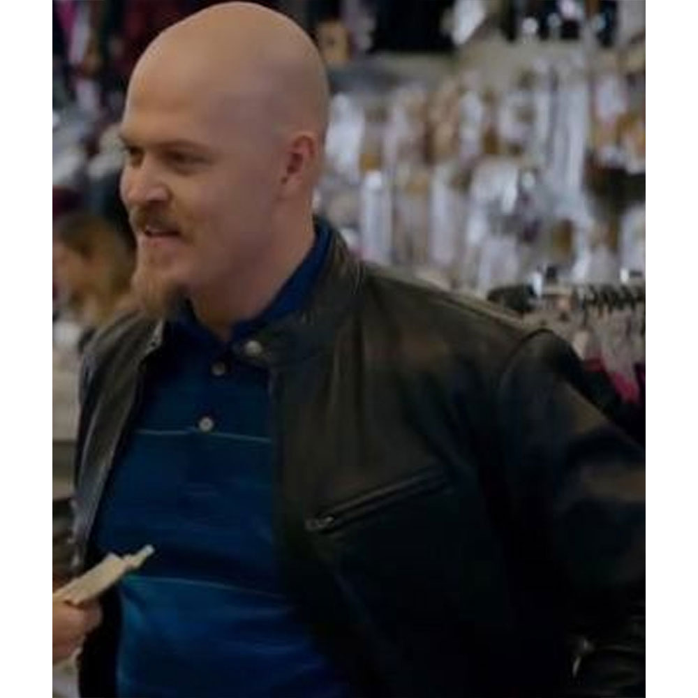 Orange is the New Black Hunter Emery Leather Jacket - Image 2