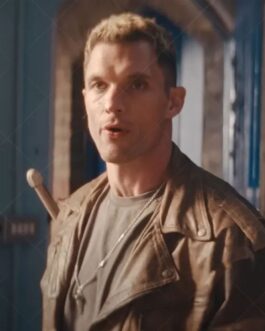 I Used to Be Famous Tom Bacon Brown Leather Jacket