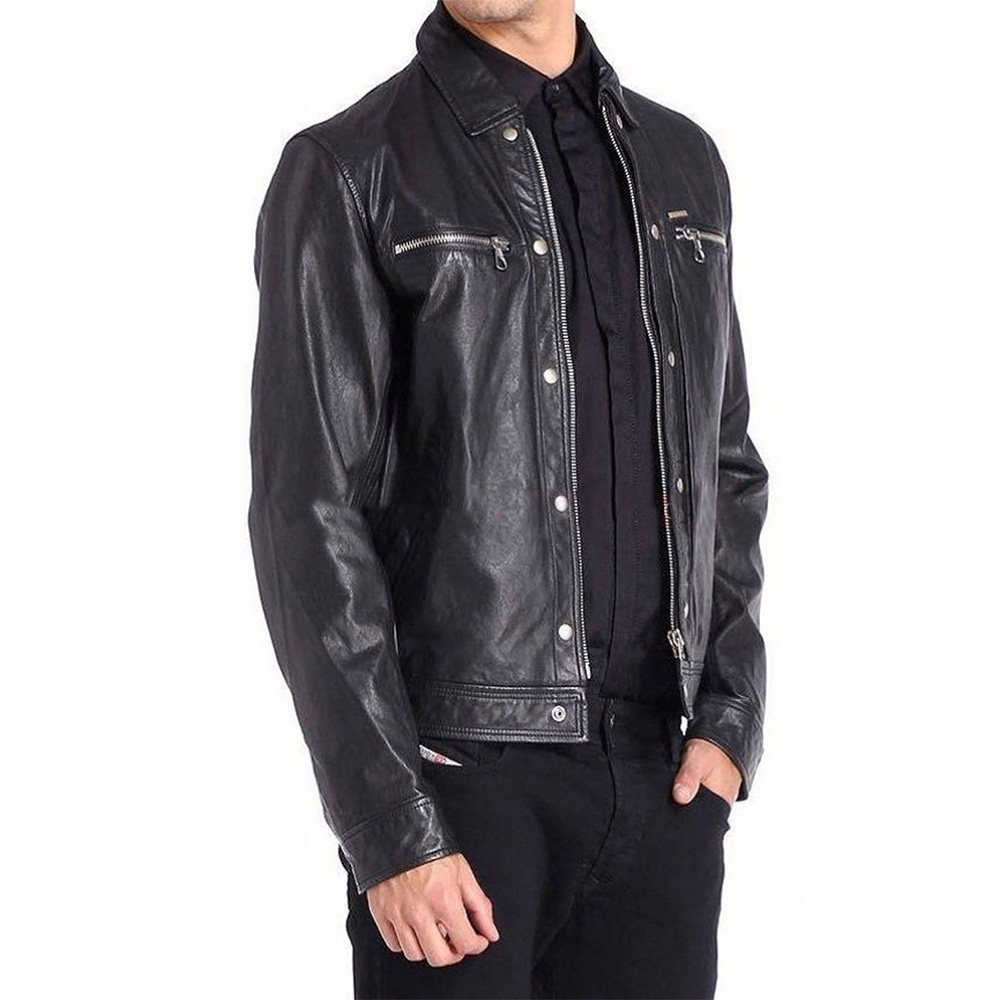 Ian Somerhalder The Vampire Diaries Season 6 Leather Jacket - Image 4