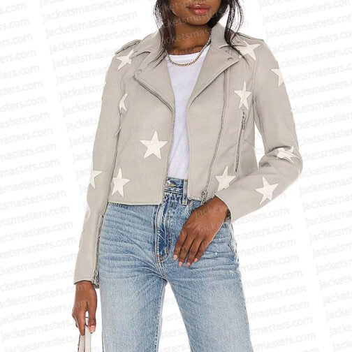 iCarly Jaidyn Triplett Star Leather Jacket - Image 4