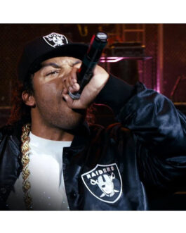 Ice Cube Los Angeles Raiders Bomber Jacket