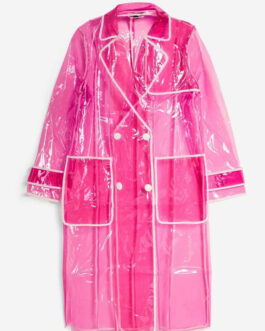 In The Dark Perry Mattfeld Pink Raincoat
