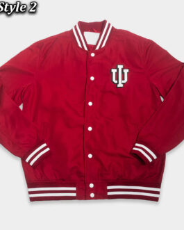 Indiana University Bloomington Red Bomber Jacket