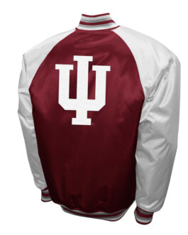Indiana Hoosiers The Game Crimson Satin Jacket
