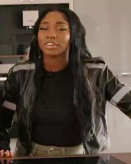 Indiyah Polack Love Island Leather Jacket