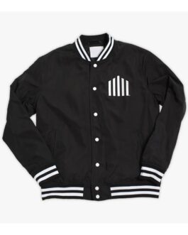 Iowa State Jack Trice Black Bomber Jacket