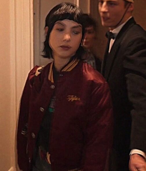 Devon Ross Irma Vep Maroon Jacket - Image 6