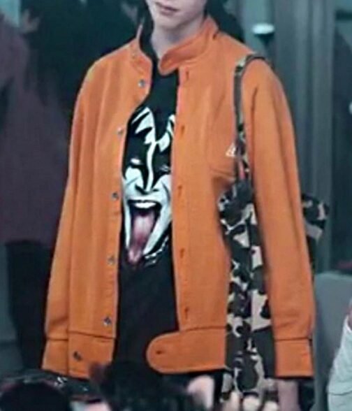 Devon Ross Irma Vep Orange Cotton Jacket - Image 6
