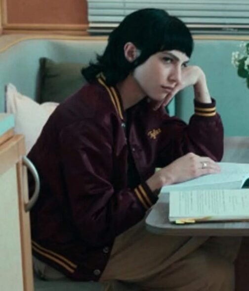 Devon Ross Irma Vep Maroon Jacket - Image 7