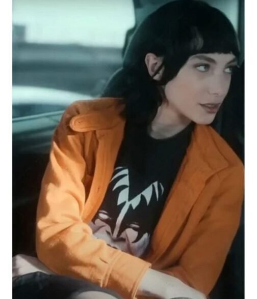 Devon Ross Irma Vep Orange Cotton Jacket - Image 2