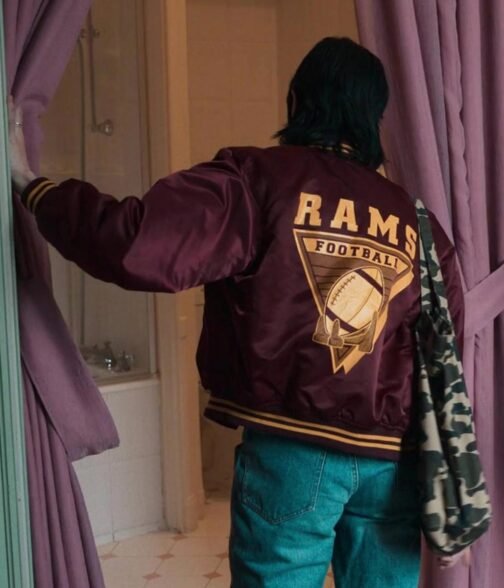 Devon Ross Irma Vep Maroon Jacket - Image 2