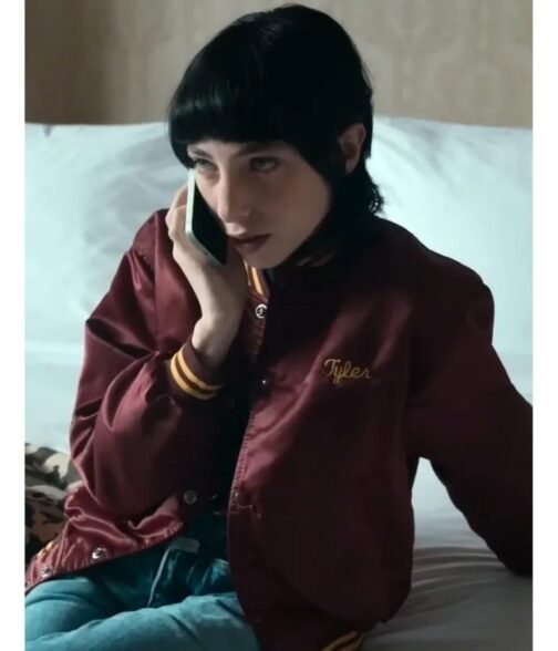 Devon Ross Irma Vep Maroon Jacket - Image 4