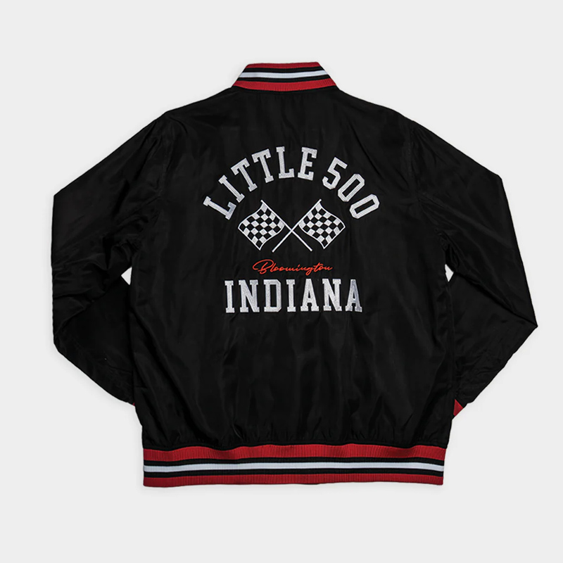 IU Student Foundation Little 500 Racing Bomber Jacket - Image 2