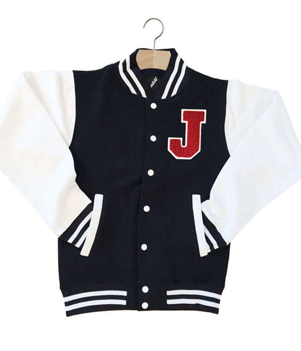 Unisex Baseball College J Letterman Jacket