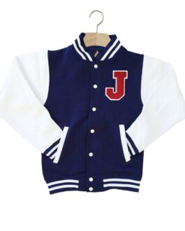 Unisex Baseball College J Letterman Jacket