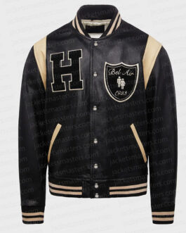 Bel-Air Will Smith Varsity Leather Jacket