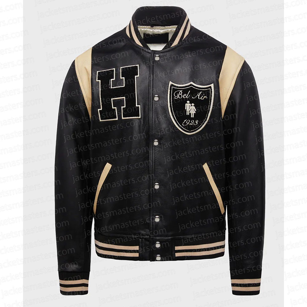 Bel-Air Will Smith Varsity Leather Jacket
