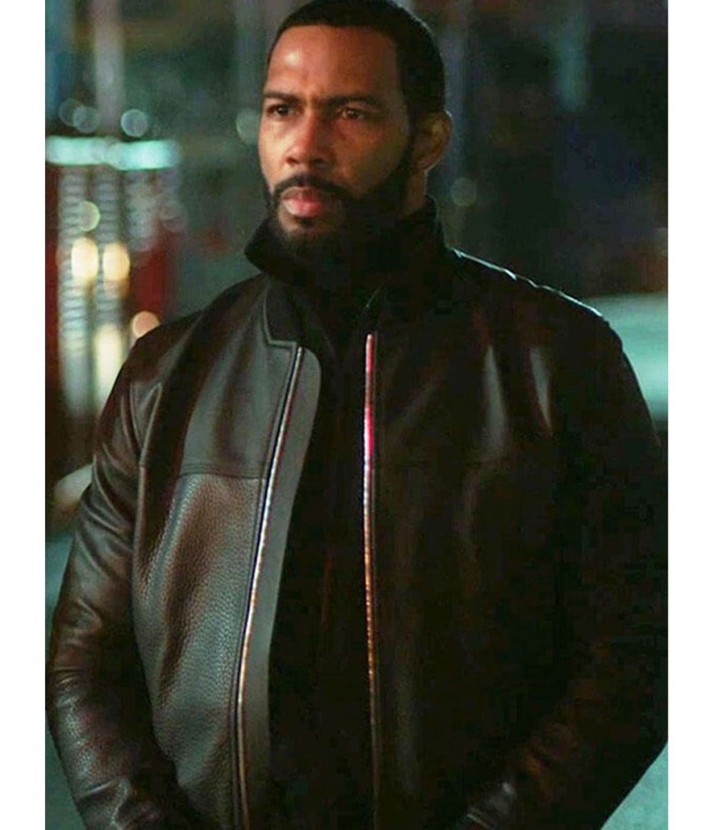 Omari Hardwick Ghost Power Black Leather Jacket - Image 2