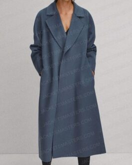 Hypnotic Kate Siegel Wool Blue Coat