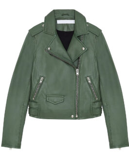 Big Sky S03 Katheryn Winnick Green Leather Jacket