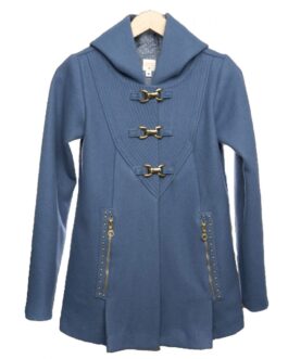 Taylor Momsen Gossip Girl Grey Toggle Hooded Jacket