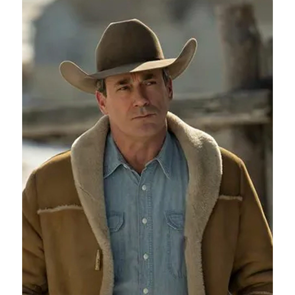 Jon Hamm Fargo Shearling Leather Jacket - Image 5