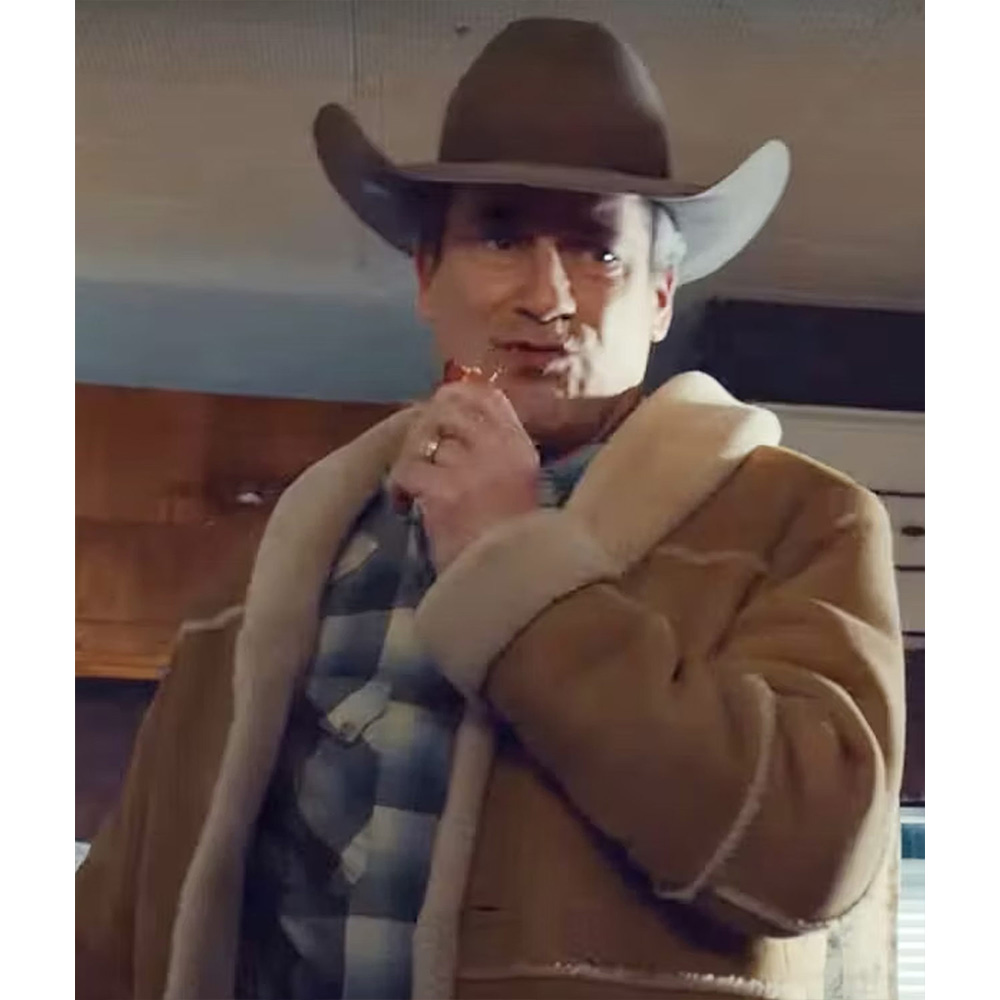 Jon Hamm Fargo Shearling Leather Jacket - Image 7