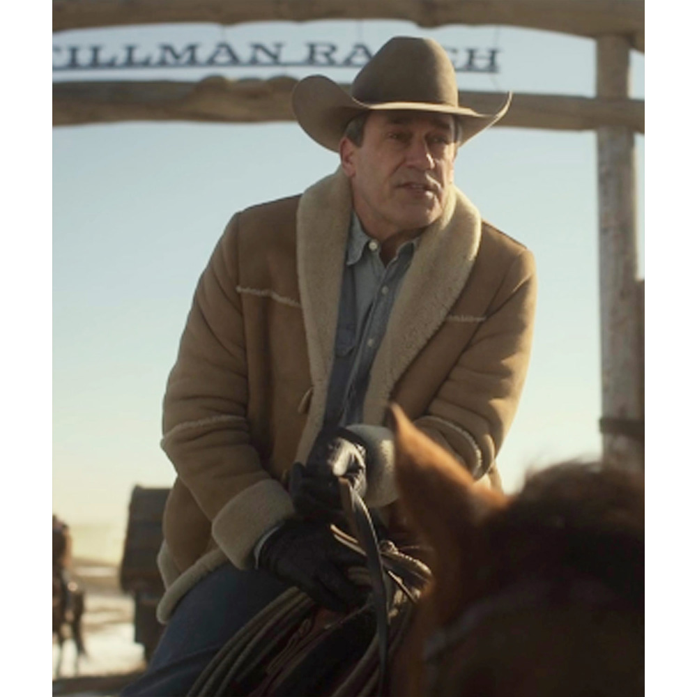 Jon Hamm Fargo Shearling Leather Jacket - Image 9