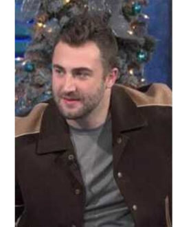 Jordan Mcgraw E! News Daily Pop Varsity Jacket