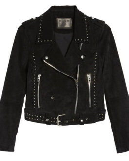 Riverdale S03 Ashleigh Murray Black Suede Jacket