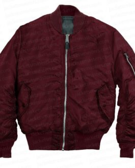 Charmed Lucy Barrett Maroon Bomber Jacket