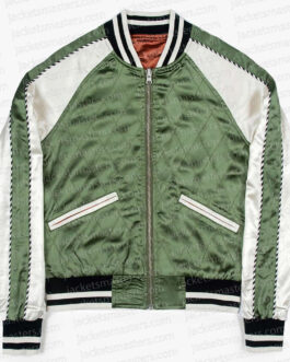 Charmed Lucy Barrett Green Bomber Jacket