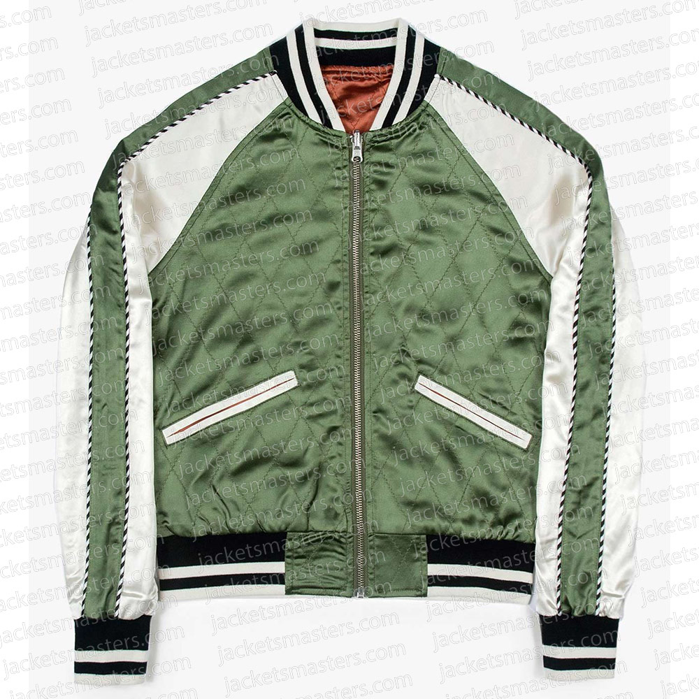 Charmed Lucy Barrett Green Bomber Jacket