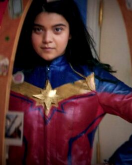 Ms. Marvel TV Series Iman Vellani Leather Jacket