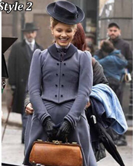 Miss Scarlet and The Duke Kate Phillips Blue Blazer