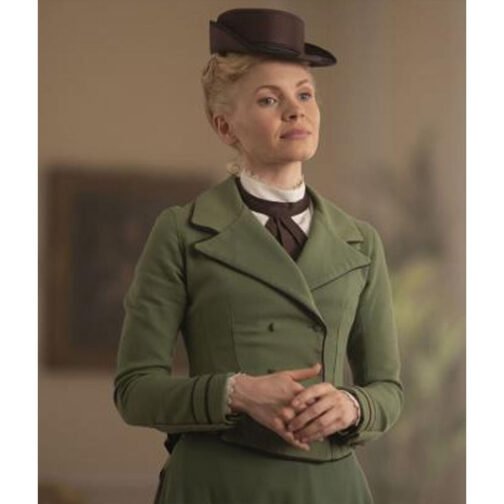 Scarlet and the Duke S02 Kate Phillips Miss Green Blazer - Image 3
