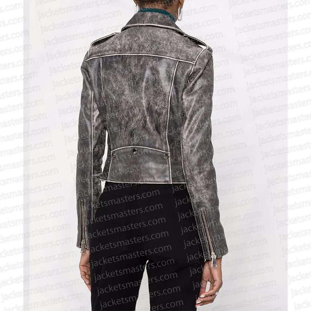 Big Sky Season 3 Katheryn Winnick Washed Leather Jacket - Image 4