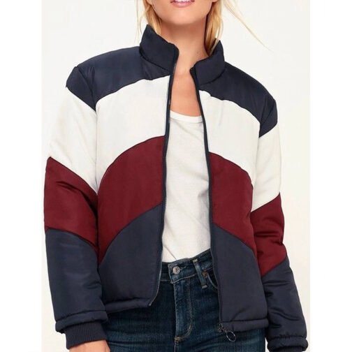 The Society Kathryn Newton Color Block Jacket - Image 5