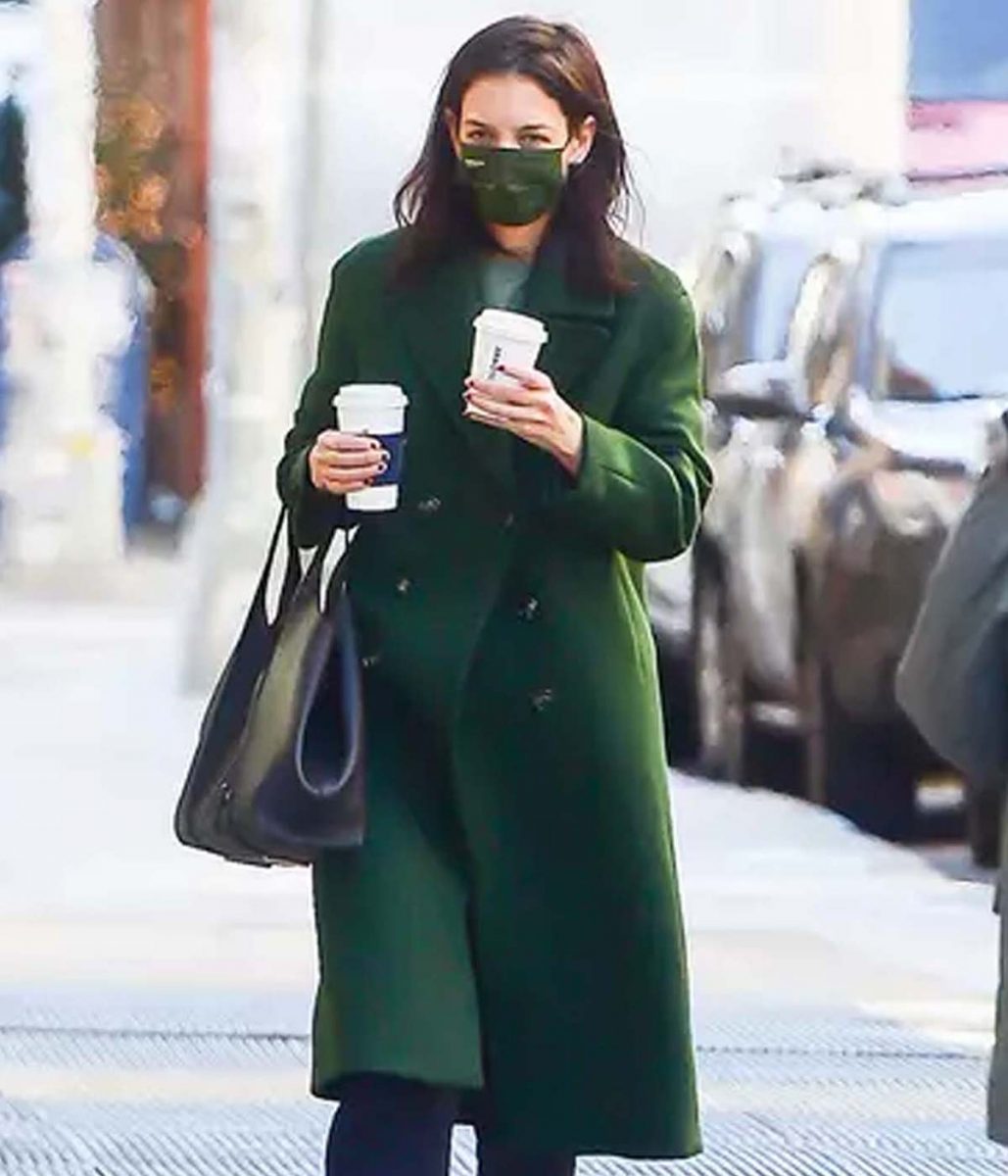 Rare Objects Katie Holmes Wool Coat - Image 4