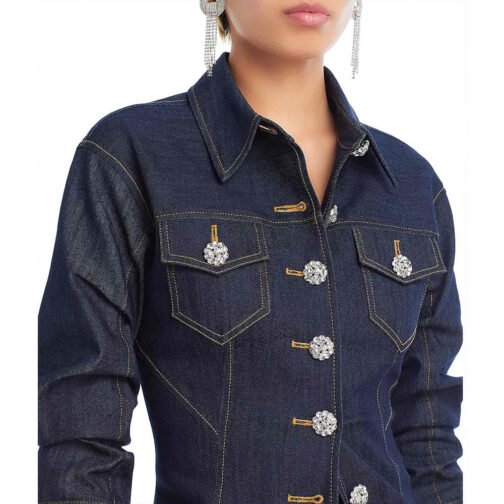 E! News Keltie Knight Denim Jacket - Image 6