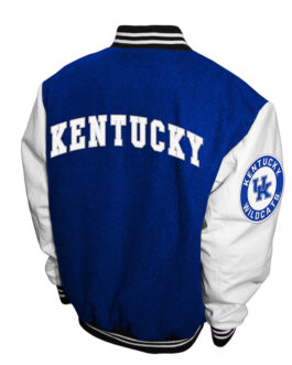 Kentucky Wildcats Graduate Royal and White Varsity Jacket