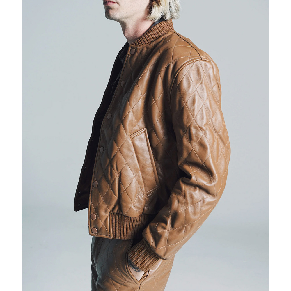 Kevin Jonas Claim To Fame Quilted Leather Jacket - Image 5