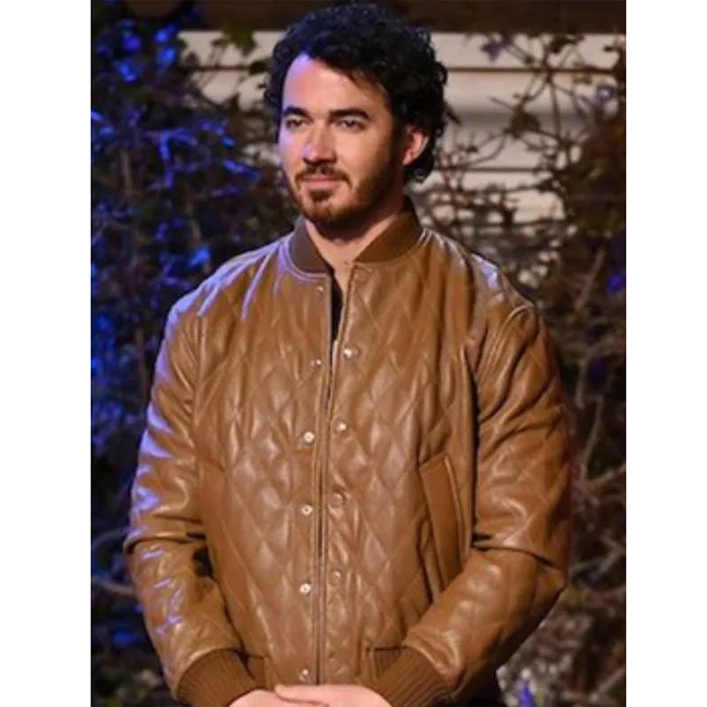 Kevin Jonas Claim To Fame Quilted Leather Jacket - Image 6