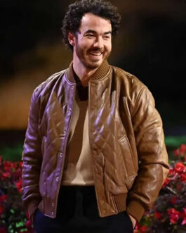 Kevin Jonas Claim To Fame Quilted Leather Jacket