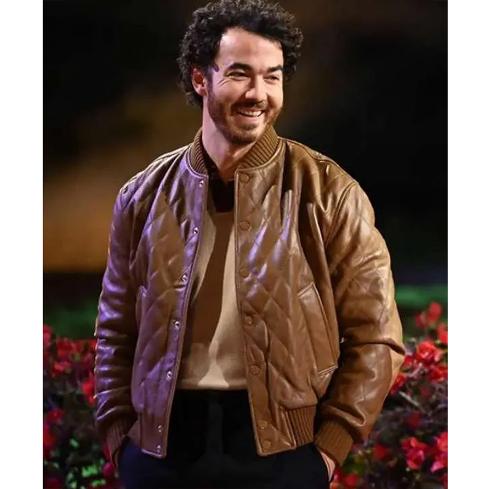 Kevin Jonas Claim To Fame Quilted Leather Jacket - Image 2