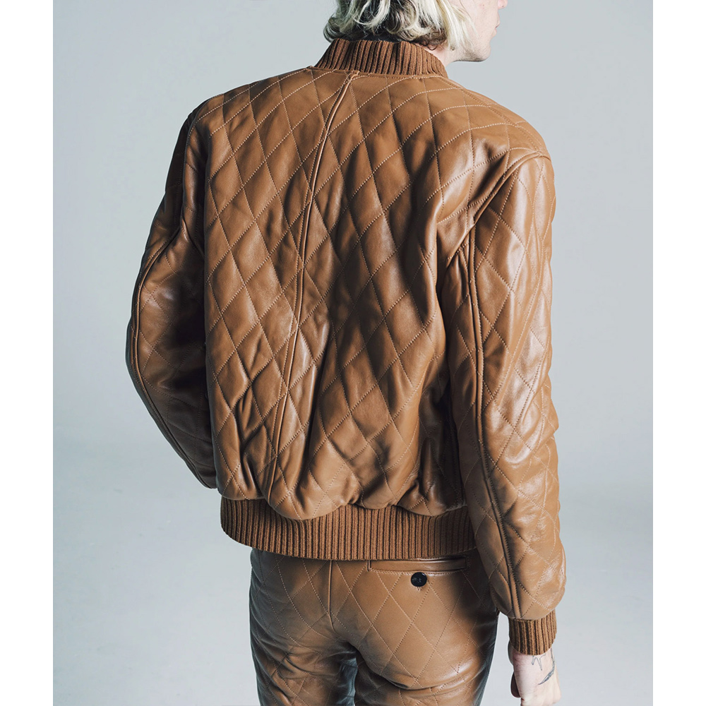 Kevin Jonas Claim To Fame Quilted Leather Jacket - Image 3