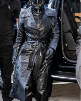 Met Gala Kim Kardashian Black Coat